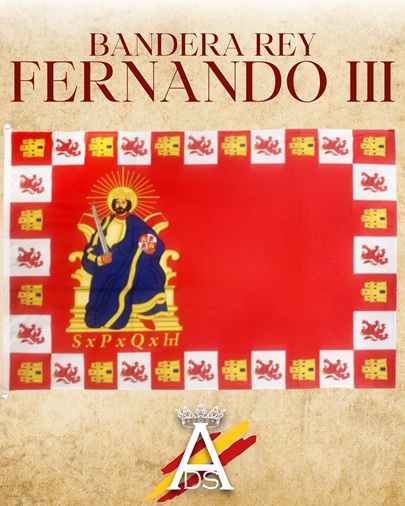 Bandera exterior rey san fernando el santo